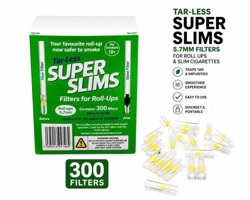 Tar less 300 cigarette filter - tar-less,