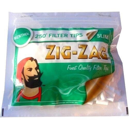 250 zig zag menthol slim - zig-zag,