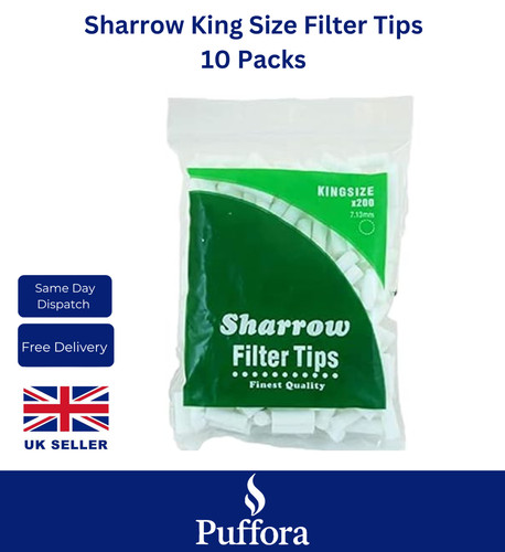 Sharrow king size filter tips - sharrow,