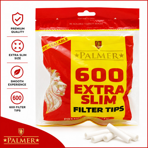 Palmer 600 extra slim filter - palmer,